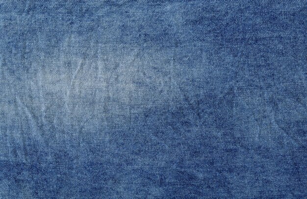 Detailansicht blaue natürliche saubere Denim-Textur Textur von Jeans Textil Nahaufnahme Jeans-Denim-Hintergrund