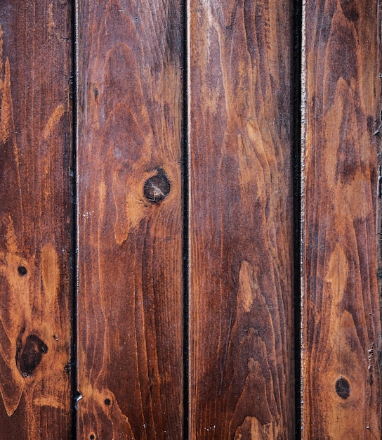Detailfoto der Holzmauer
