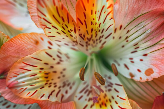 Detaillierte Nahaufnahme einer wunderschönen Blume