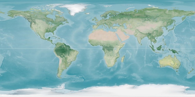 Detaillierter physischer Atlas der Erde aus Satellitenfoto