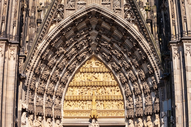 Details zur Fassade des Kölner Doms Deutschland