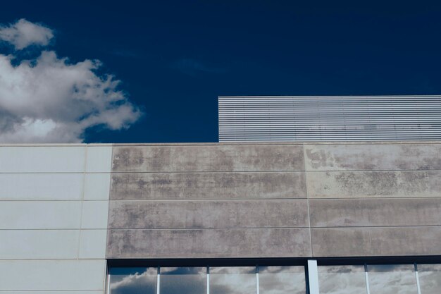 Foto detalhe abstrato de uma construção de cimento