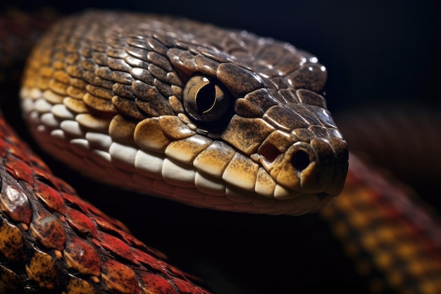 Detalhe da cobra Cobra