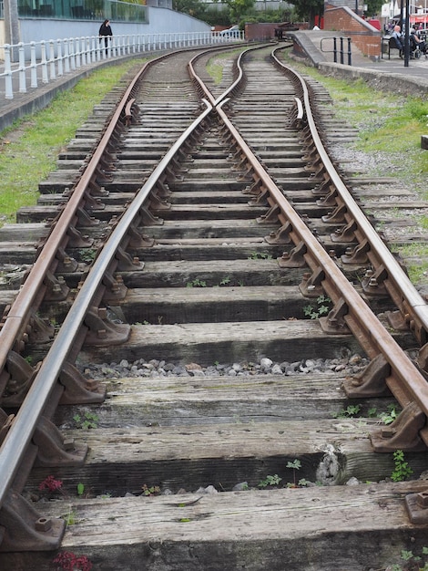 Detalhe da ferrovia