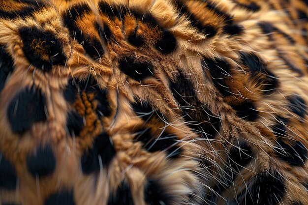 Foto detalhe da pele de leopardo