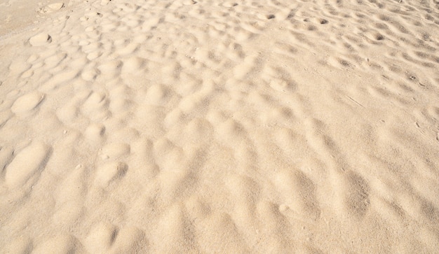 Detalhe de alta qualidade do fundo da textura da areia vista superior. bela natureza e fundo de viagens.