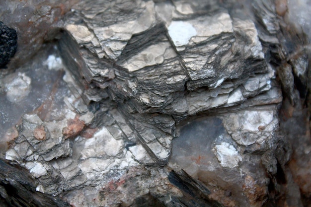 Detalhe de pedra de mica