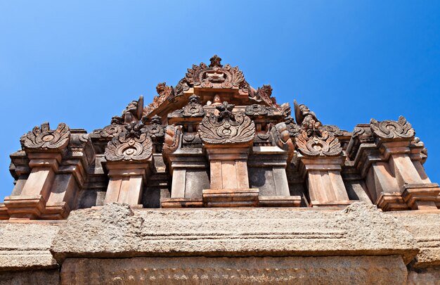 Detalhe, de, templo hindu