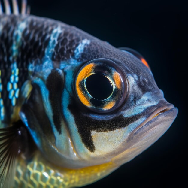 Detalhe de um peixe do oceano