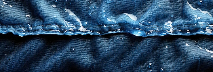 Foto detalhe denim jean texture seamless banner de fundo imagem para site padrão de fundo seamless d