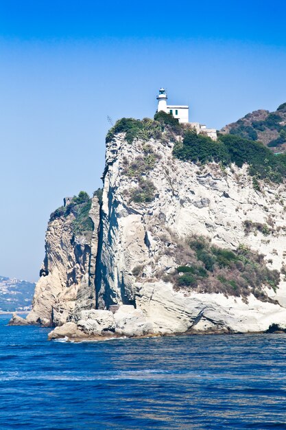 Detalhe do Golfo di Napoli (Golfo de Nápoles) de Pozzuoli