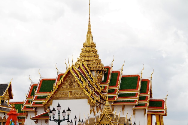 Detalhe do Grand Palace em Bangkok Tailândia