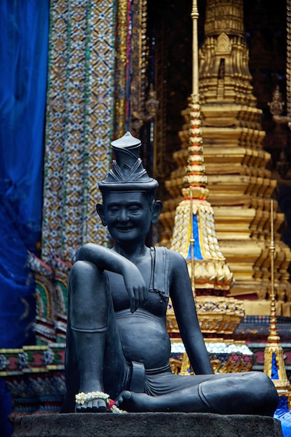 Detalhe do Grand Palace em Bangkok Tailândia