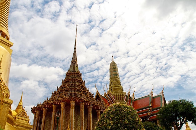 Detalhe do Grand Palace em Bangkok Tailândia