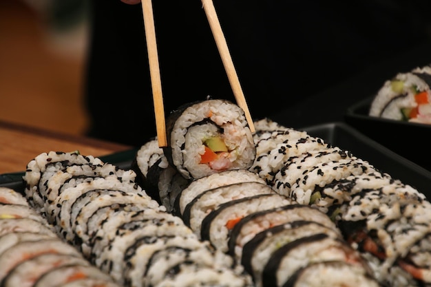 Detalhe do sushi