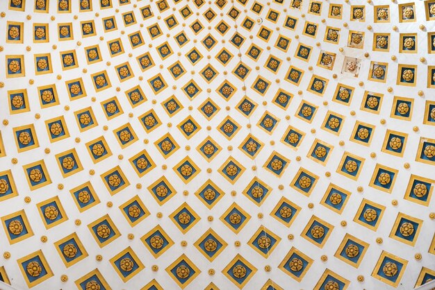 Foto detalhe interior da cúpula da rotunda de mosta malta