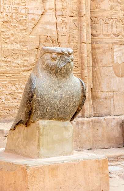 Foto detalhe para o templo em edfu