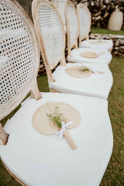 detalhe simples e bonito do conceito de casamento