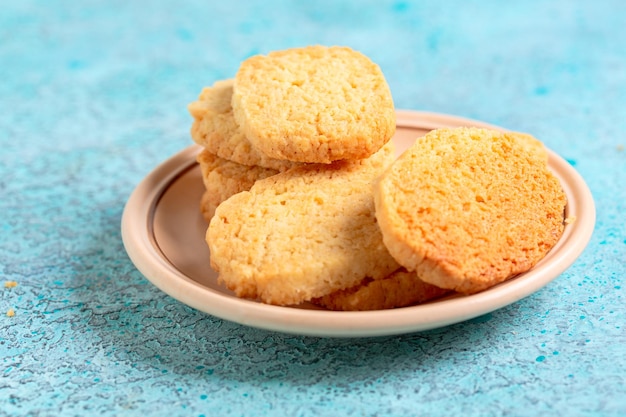 Foto detalhe tradicional de biscoito amanteigado