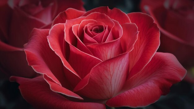 Foto detalhes da flor de rosa em close-up