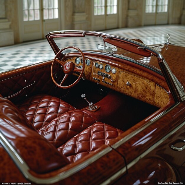 Foto detalhes de carros clássicos