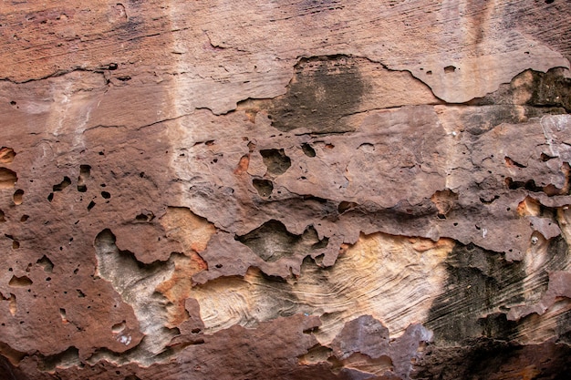 Detalhes de fundo de textura de pedra de areia natural