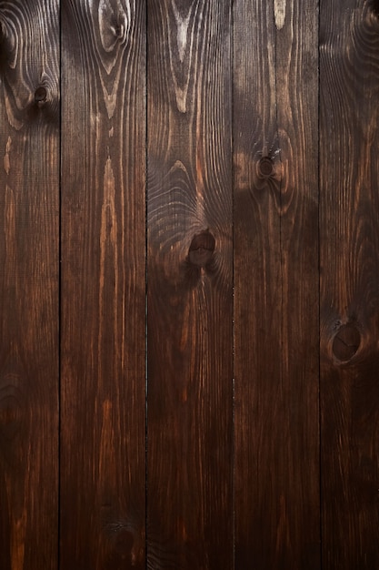 Detalhes de superfície de madeira pintada em marrom
