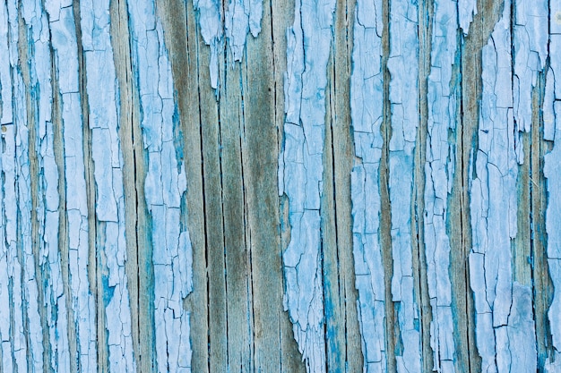 Detalhes de textura azul de tábuas de madeira