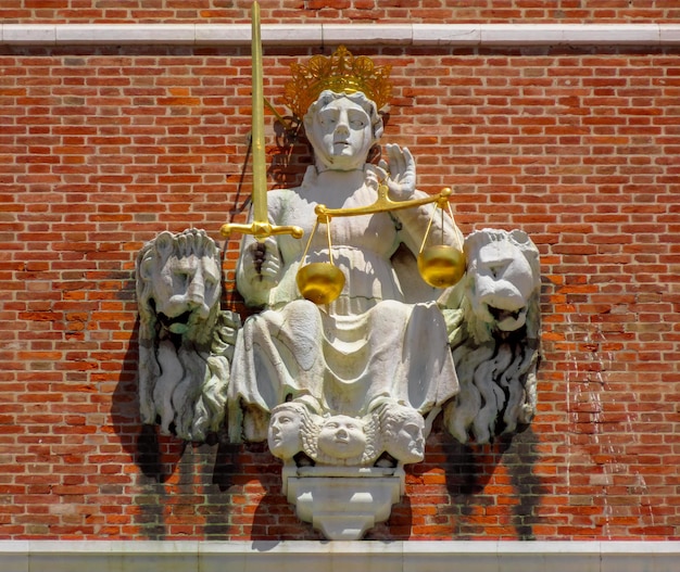 Detalhes de Veneza de St Marks Campanile