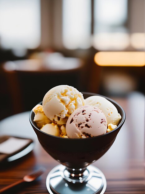 Detalle de ambiente acogedor helado realista