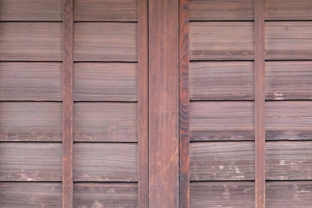 detalle de la antigua puerta de madera japonesa