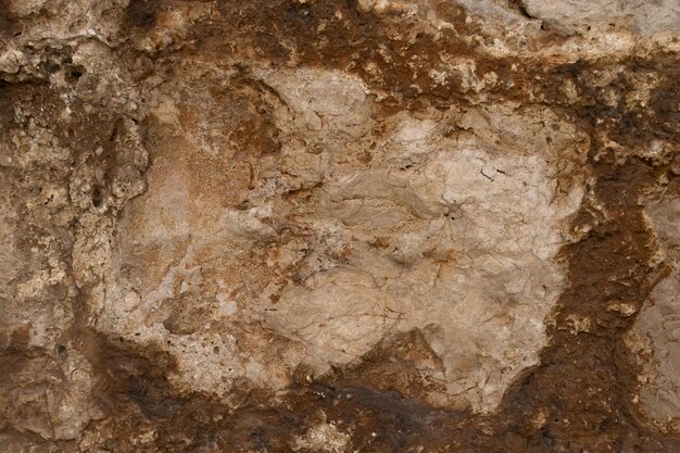 Detalle de un antiguo muro de piedra Fondo grunge Enfoque selectivo