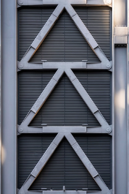 Foto detalle arquitectónico del cráter de queso del edificio leadenhall