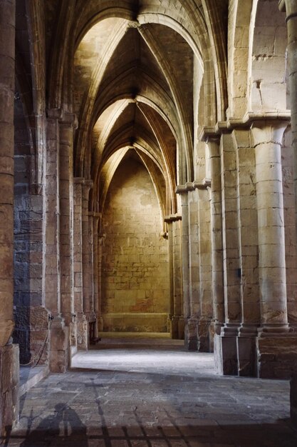 Detalle arquitectónico en el monasterio de Poblet