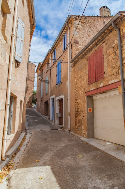 Detalle de la ciudad cruzy en francia