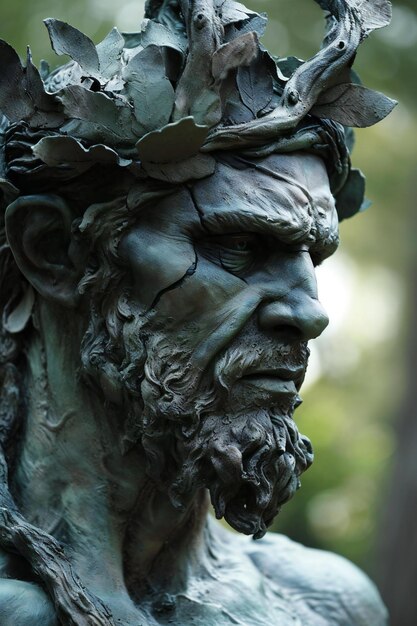 Detalle de una escultura en el cementerio de Vilna, Lituania