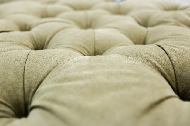 detalle de fondo de textura de sofá de acabado de botón
