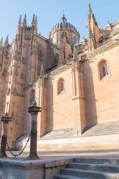 Detalle de la foto de parte de la catedral de Salamanca en España