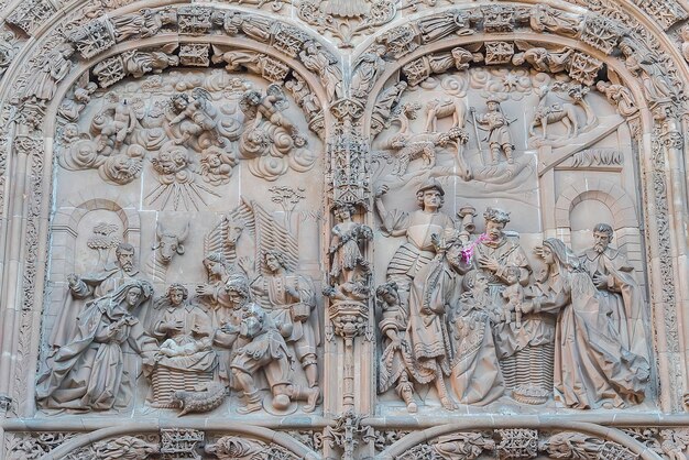 Detalle de la foto de parte de la catedral de Salamanca en España
