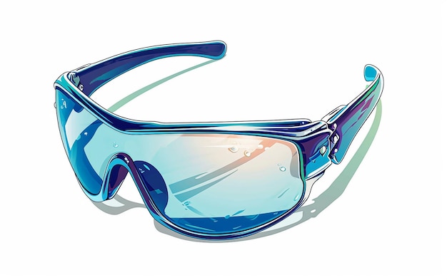 Detalle de gafas de sol de Cricket sobre fondo blanco.