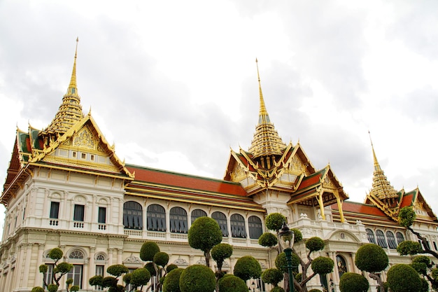 Detalle del Gran Palacio de Bangkok Tailandia