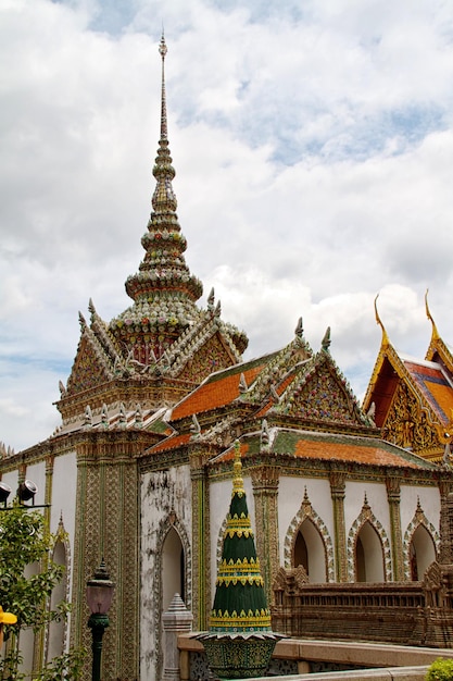 Detalle del Gran Palacio de Bangkok Tailandia