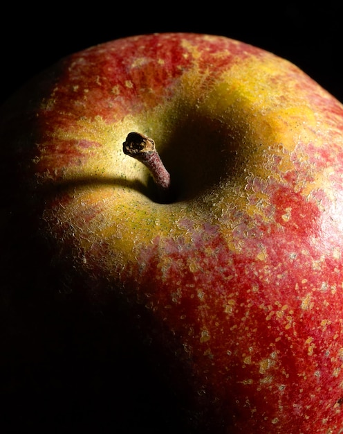 Detalle de la manzana roja