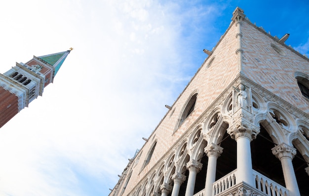 Detalle del monumento más famoso de Venecia - Palazzo Ducale