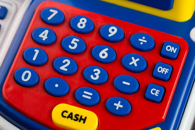 Foto detalle del teclado numérico