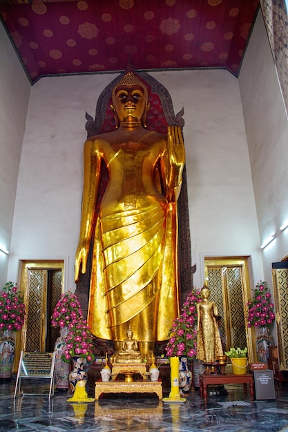 Detalle del templo de Wat Arun de Bangkok de Tailandia