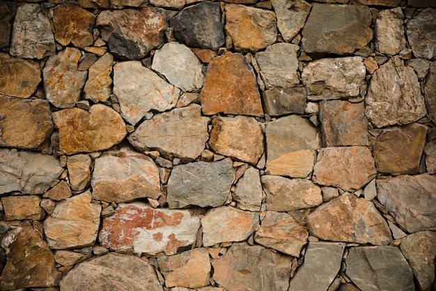 Detalle textura de muro de piedra