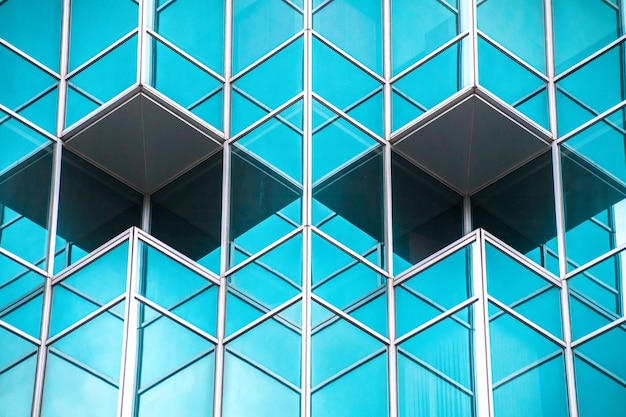 Foto detalles de la arquitectura edificio moderno fachada de vidrio antecedentes comerciales