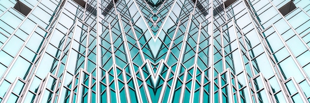 Detalles de la arquitectura Edificio moderno Fachada de vidrio Antecedentes comerciales