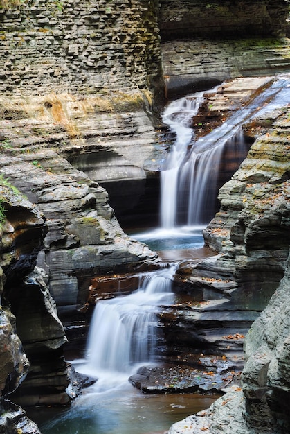 Detalles de la cascada